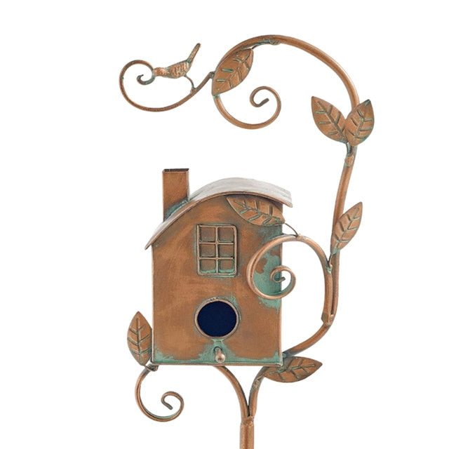 Attractive Birdhouse Garden Stake - jackbecks