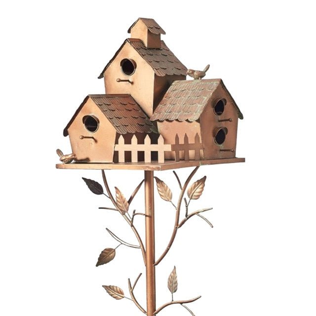 Attractive Birdhouse Garden Stake - jackbecks