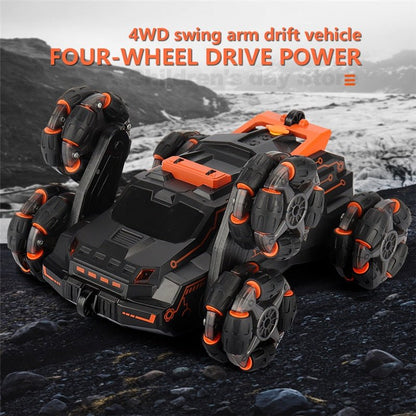 AutoStunt - 6 Wheel New RC Gesture Sensor Stunt Car - jackbecks