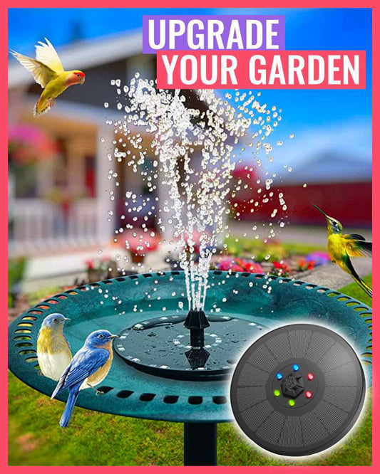 AviGlow - RGB Solar Bird Bath Fountain - jackbecks