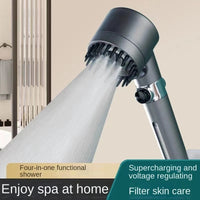 Thumbnail for AquaReva - 3 Modes Filtered High Pressure Massage Showerhead