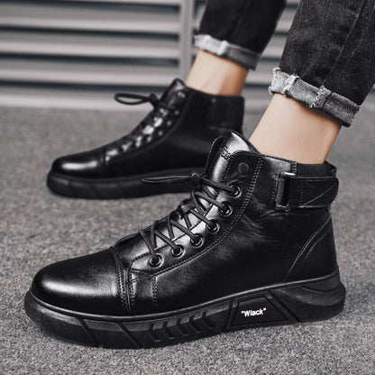 Men’s Black Leather Boots