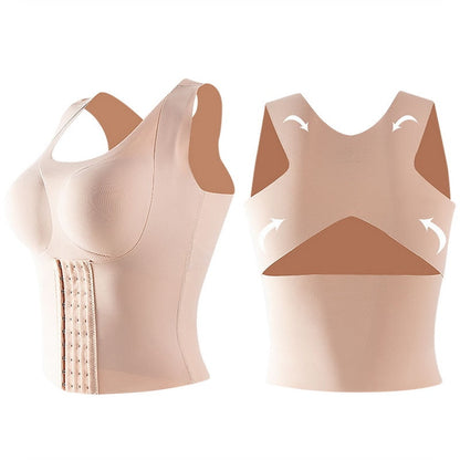 CinchTop - 4-In-1 Waist Buttoned Bra Shapewear