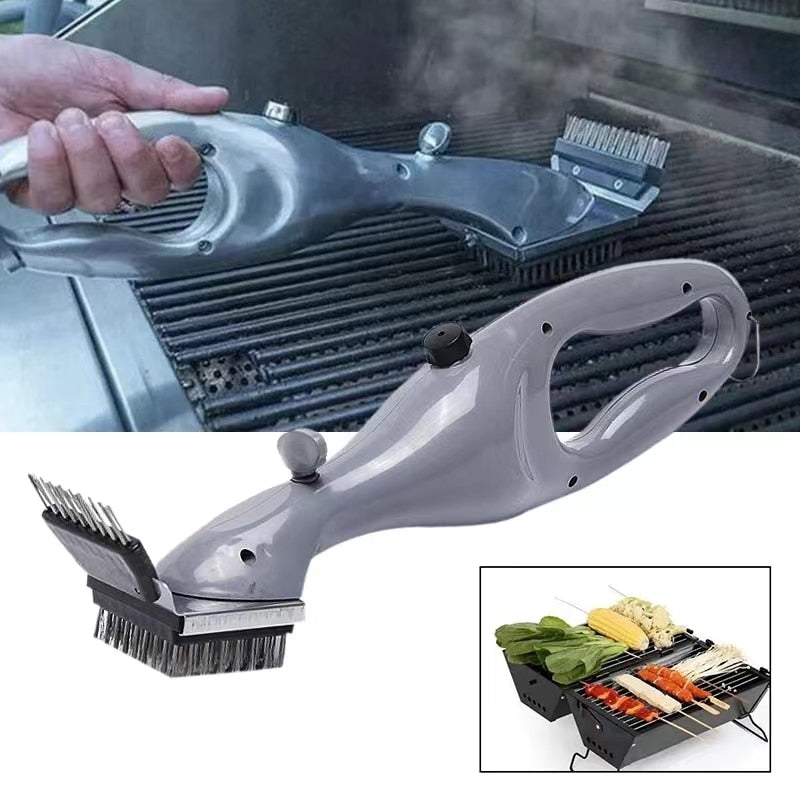 GRILL STEAM CLEANING BARBECUE BRUSH