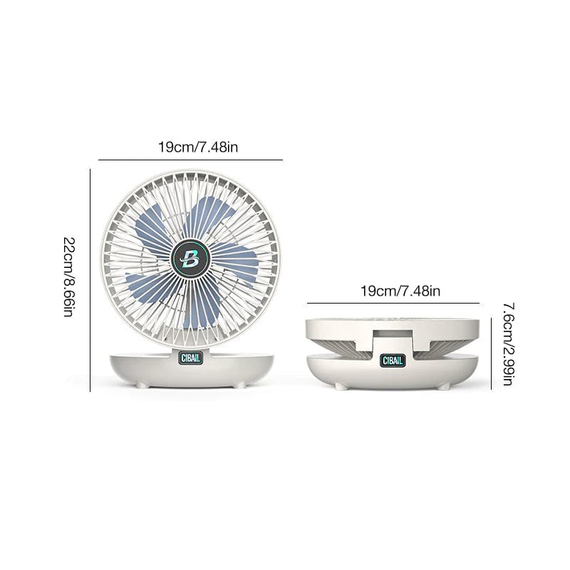 CoolBreezeX™ - The Ultimate USB Charging Mini Fan for All Your Cooling Needs! 💨🌀✨